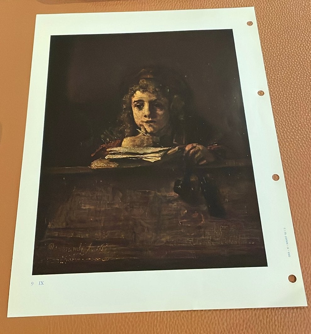 Rembrandt van Rijn Portret van zijn zoon Titus, Verzamelen, Ophalen of Verzenden