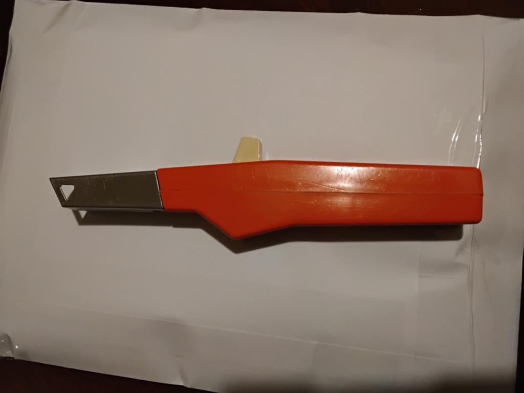 Oranje retro gasaansteker - Gebruikt, Verzamelen, Retro, Ophalen of Verzenden