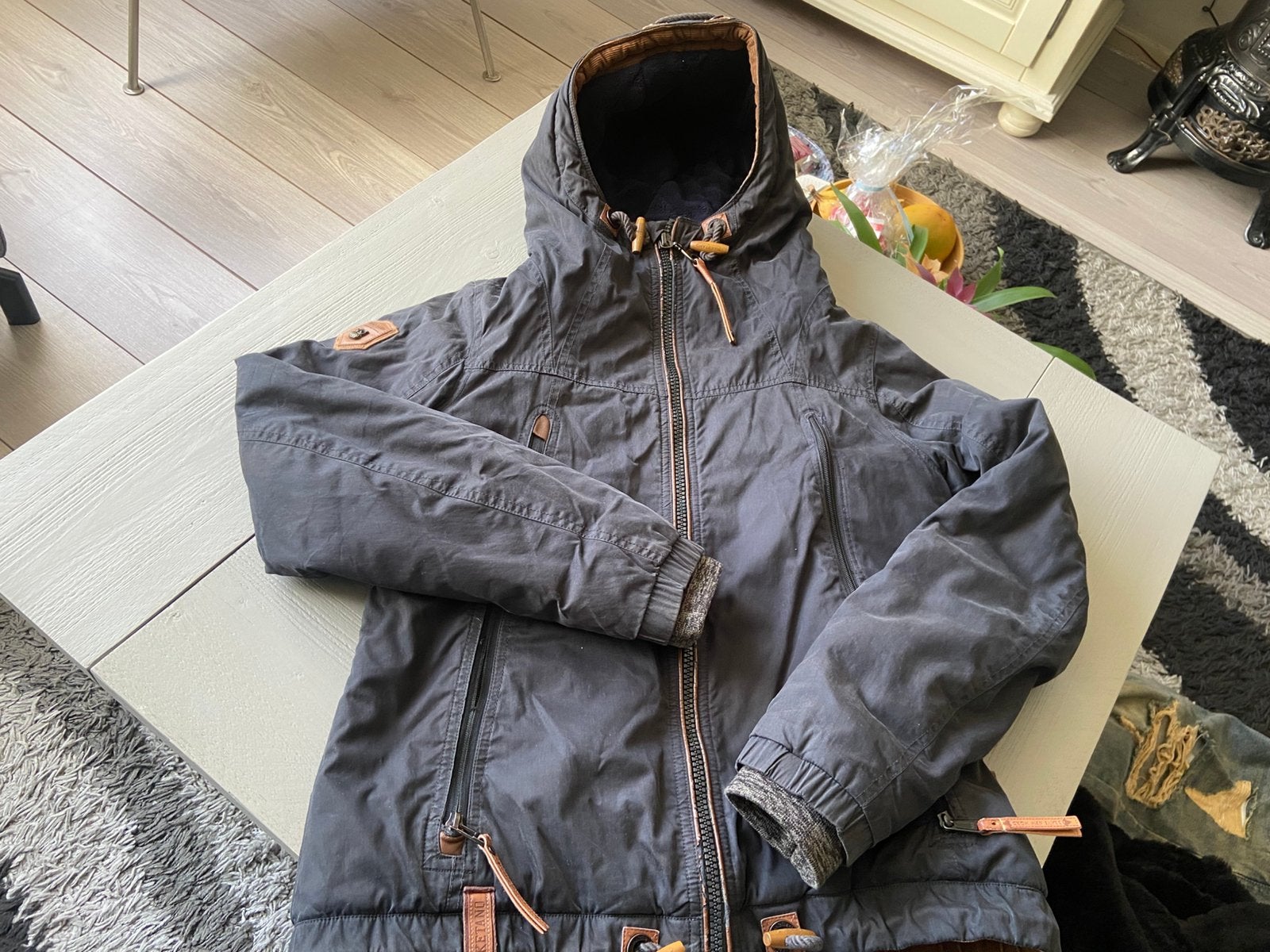 Gave winterjas van Naketano mt L voor 35 euro !!!, Kleding | Dames, Jassen | Winter, Ophalen of Verzenden, Gedragen, Maat 42/44 (L)