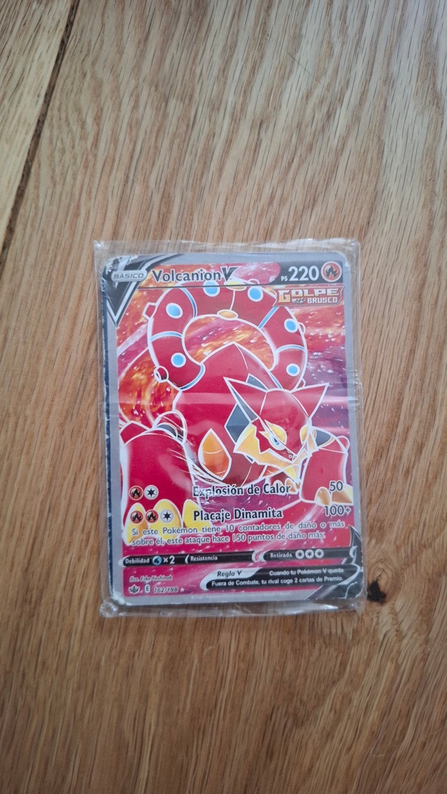 Pokémon Volcanion V Kaart - Spaans - Nieuwstaat, Ophalen, Nieuw, Losse kaart