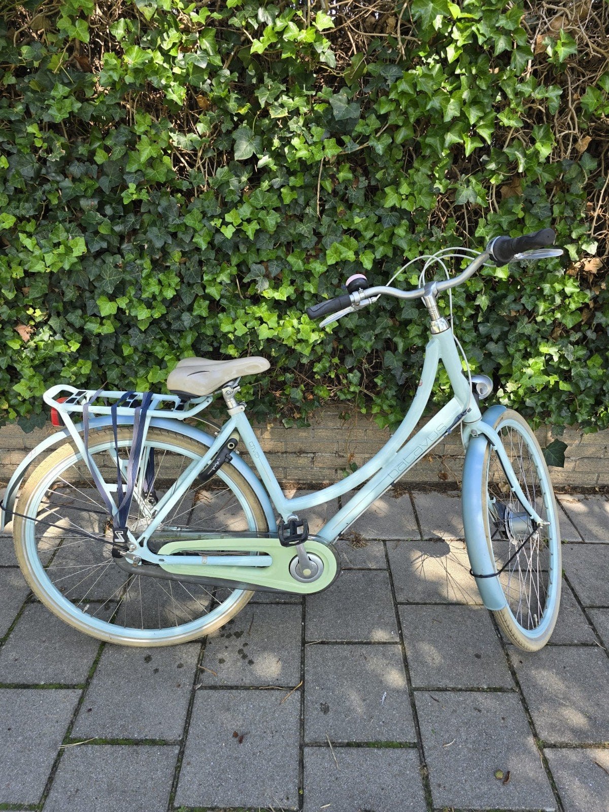 Batavus Diva - Lichtblauw met 5 Versnellingen - Framemaat50, Fietsen en Brommers, Fietsen | Dames | Damesfietsen, Ophalen, Gebruikt