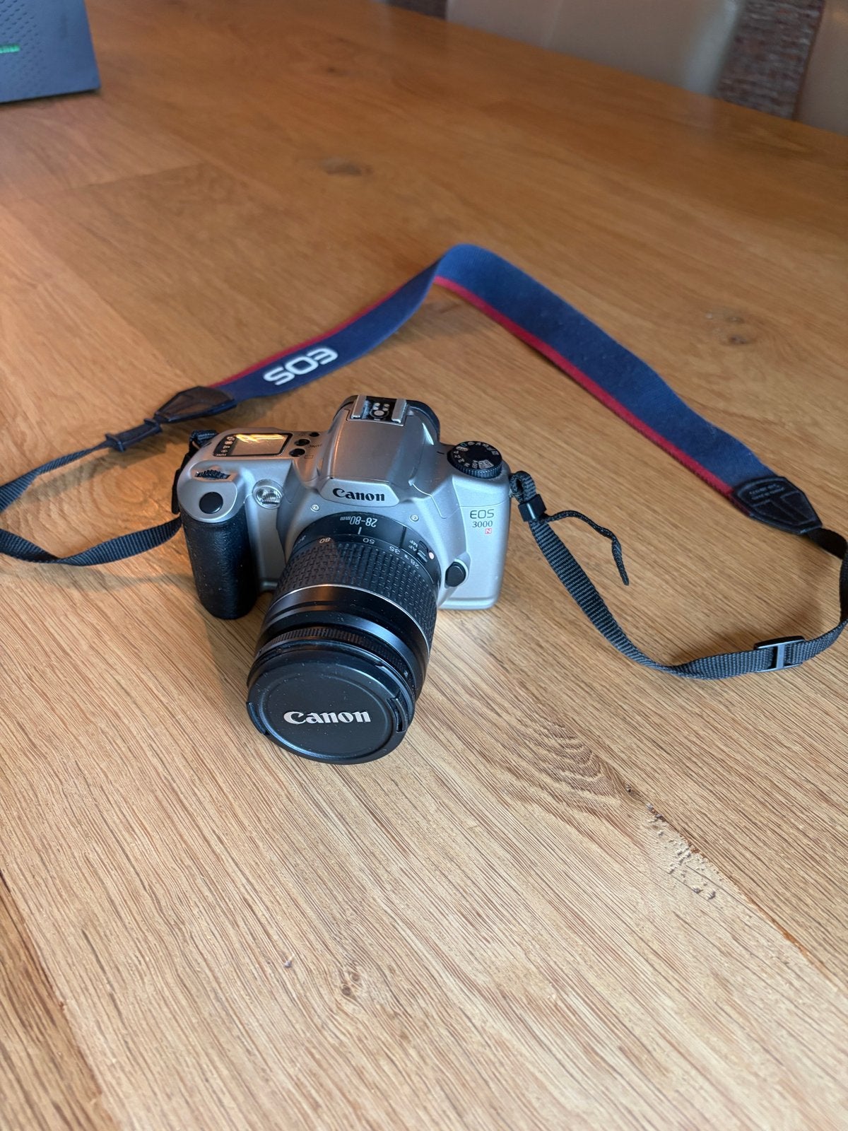 Canon EOS 3000N Spiegelreflexcamera met 28-80mm lens, Ophalen of Verzenden, Gebruikt, Spiegelreflex, Canon