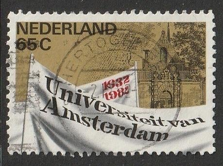 Nederland 1982 1260 Universiteit Amsterdam, Gest Den Bosch, Postzegels en Munten, Postzegels | Nederland, Ophalen of Verzenden