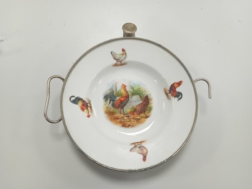 Oud warmhoudbordje kleuter, Verzamelen, Retro, Huis en Inrichting, Ophalen