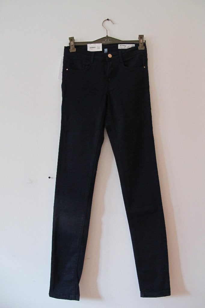 Navy skinny jeans (ZARA), Blauw, Zara, Nieuw, Ophalen of Verzenden