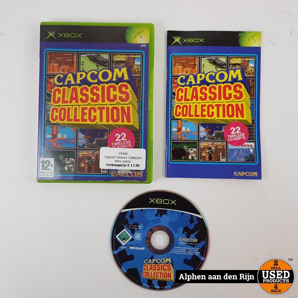 Capcom Classics Collection Xbox classic || Nu voor €9,99, 1 speler, Racen en Vliegen, Ophalen of Verzenden, X