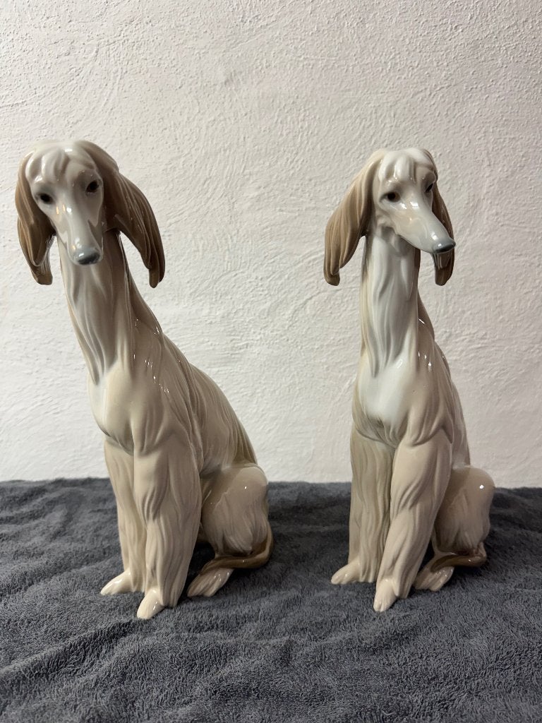 2 Afghaanse Windhonden van Lladro, Ophalen of Verzenden