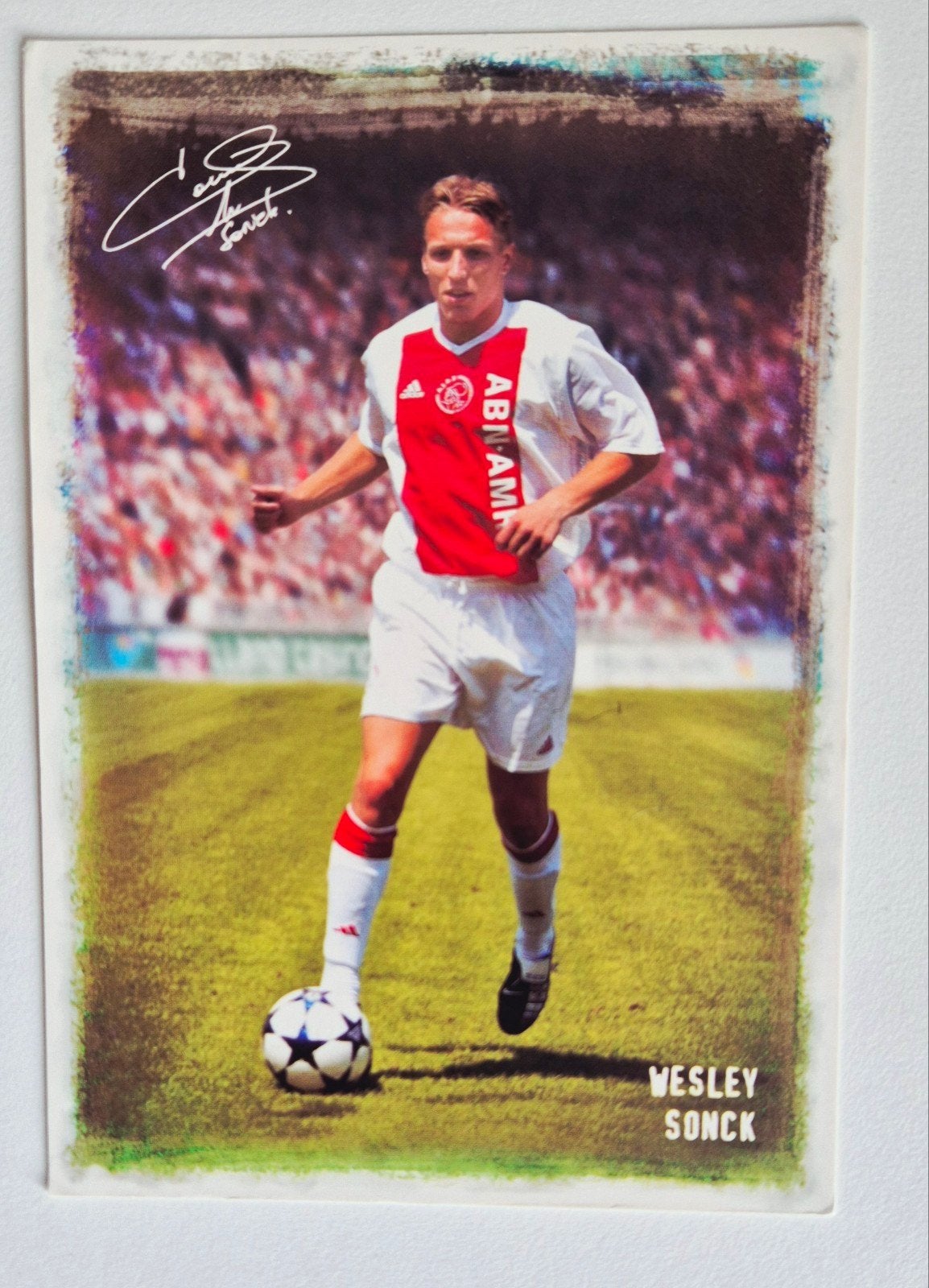 Wesley Sonck Ajax spelerskaart 2003-2004, Ophalen of Verzenden, Zo goed als nieuw, Ajax, Spelerskaart