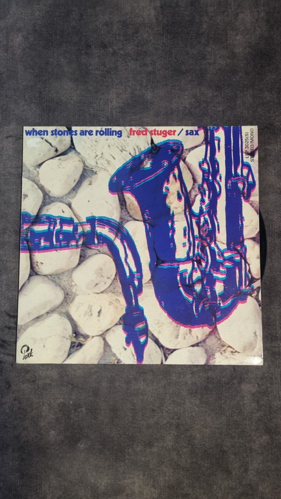 Fred Stuger / Sax - When Stones Are Rolling LP, LP, Gebruikt, Ophalen of Verzenden, 12 inch