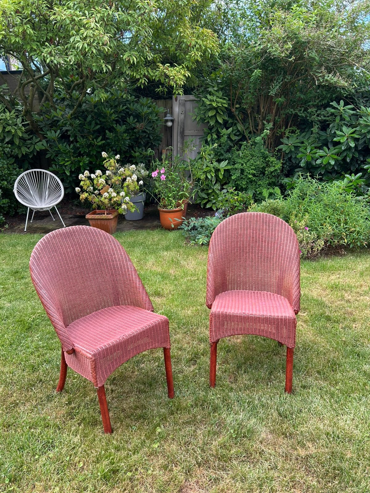 2 Loom stoelen, Tuin en Terras, Ophalen, Gebruikt