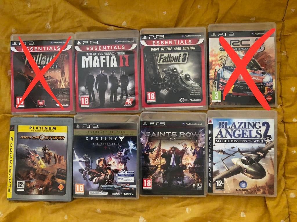 Diverse Playstation 3 games, Avontuur en Actie, Gebruikt, Vanaf 18 jaar, 1 speler