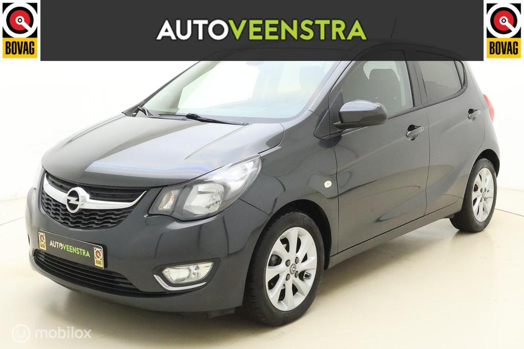 Opel KARL 1.0 Innovation|AUTOMAAT|lUXE|STOEL/STUUR.VERW|CLIM, 839 kg, Gebruikt, Zwart, Met garantie (alle)