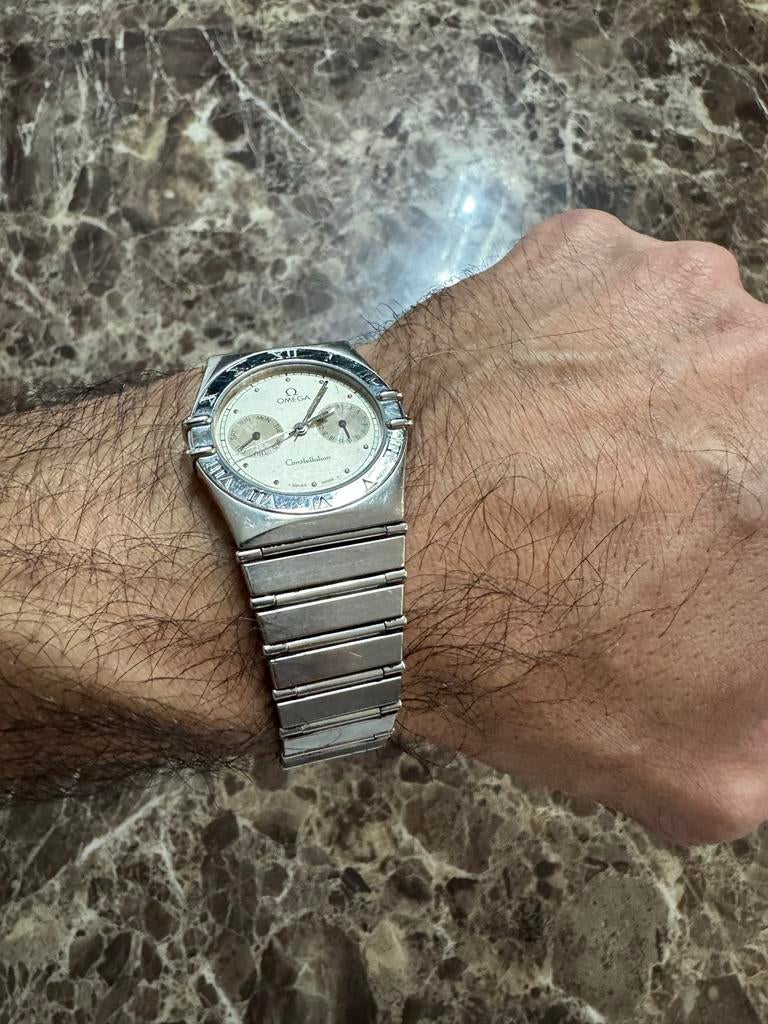Omega Constellation Herenhorloge - Klassiek en Elegant, Gebruikt, Staal, Polshorloge, Ophalen of Verzenden