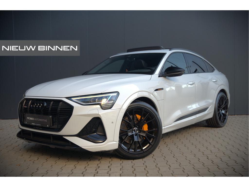 Audi e-tron Sportback 55 quattro S edition 95 kWh S-Line | P, Auto's, Automaat, 131 €/maand, Zwart, 95 kWh