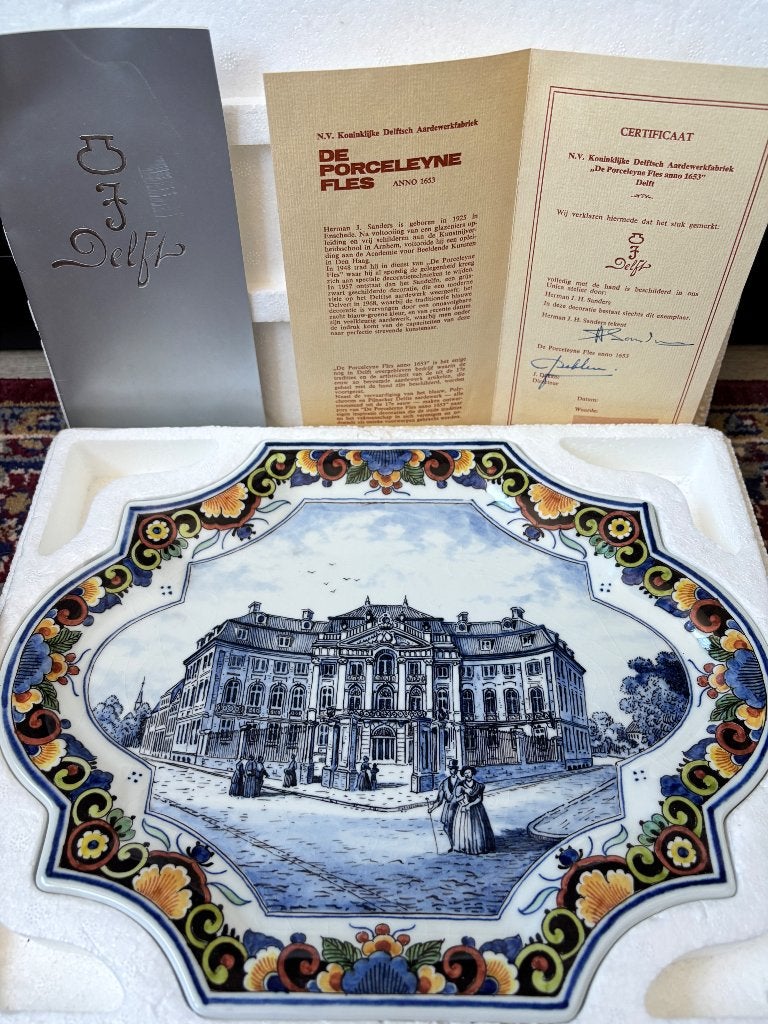 Bord Porceleyne fles Limited edition, Ophalen of Verzenden