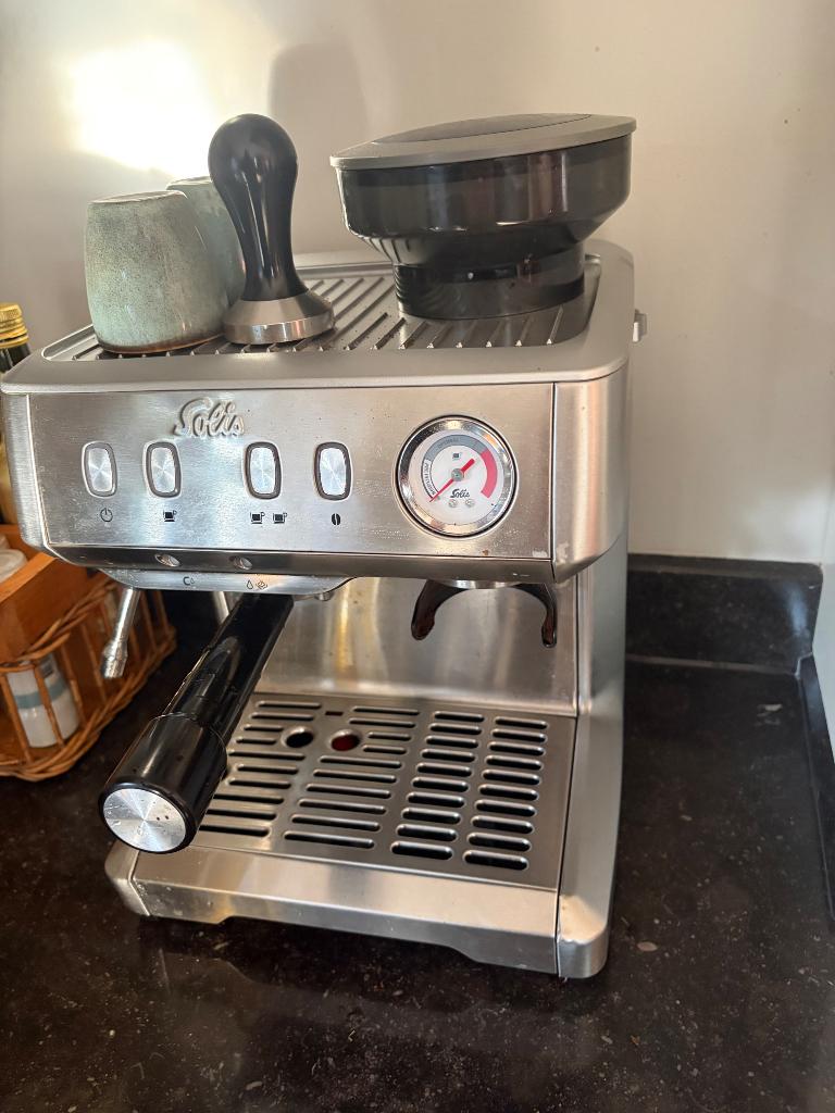 Solis espresso apparaat, Ophalen, Gebruikt, Espresso apparaat, Koffiebonen