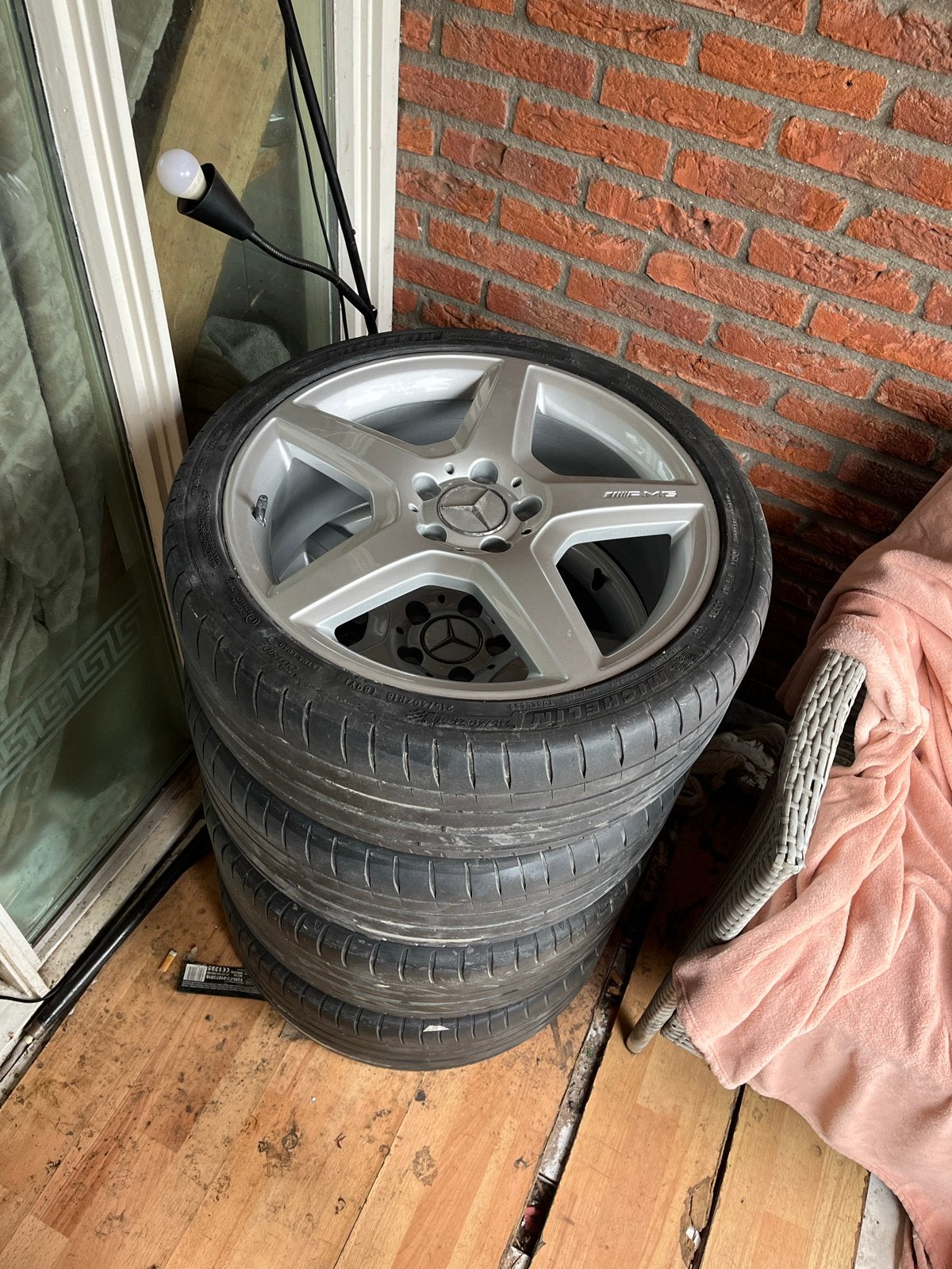 18 inch AMG Velgen, Auto-onderdelen, Banden en Velgen, 18 inch, Gebruikt, Velg(en), Ophalen of Verzenden