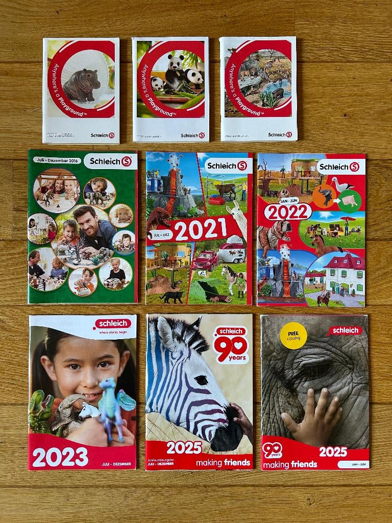 Schleich catalogi, Ophalen of Verzenden, Zo goed als nieuw