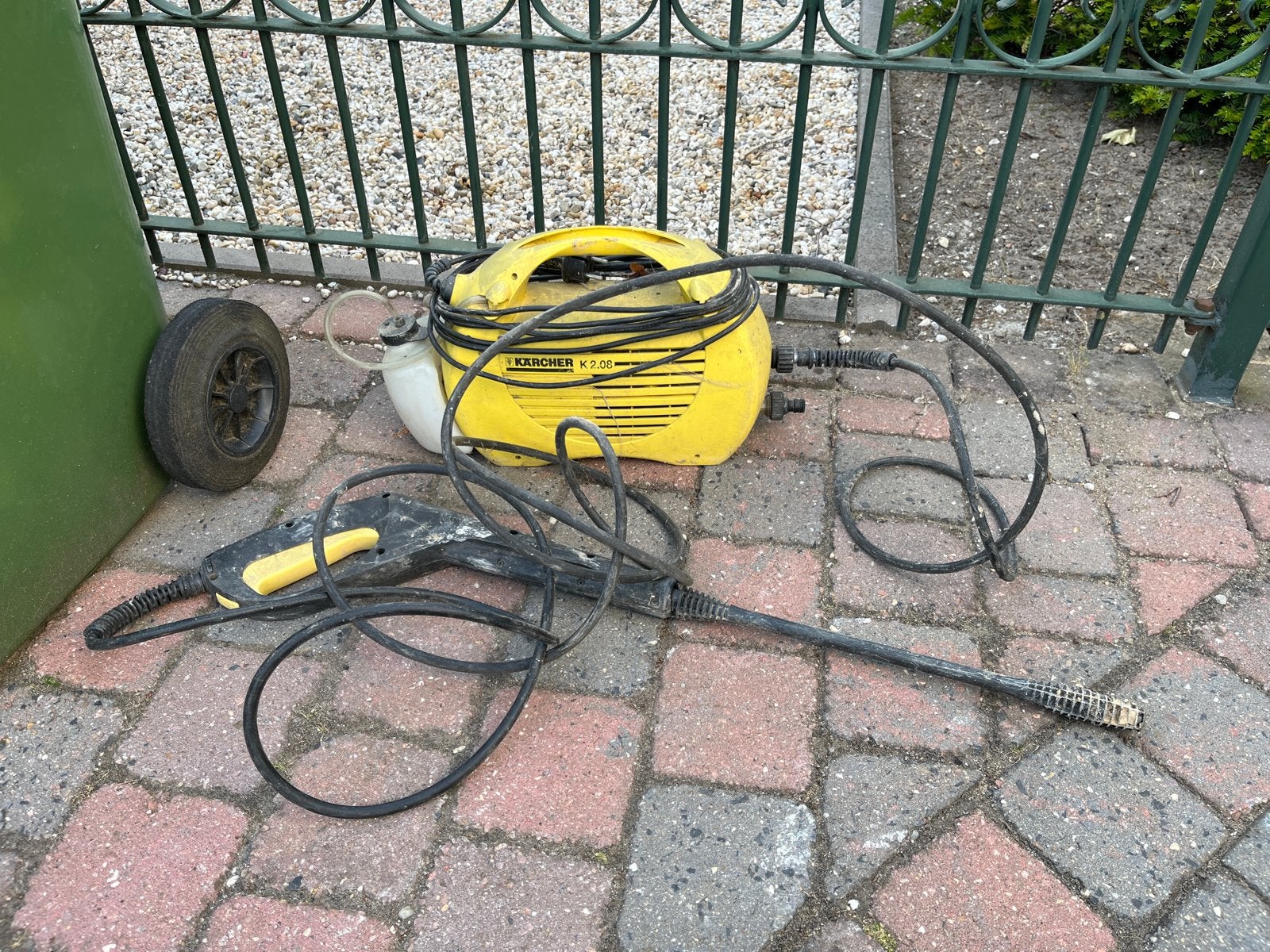 Karcher K 2.08 hogedrukreiniger met terrasreiniger, Ophalen, Gebruikt, Elektrisch, Met autostop en -start