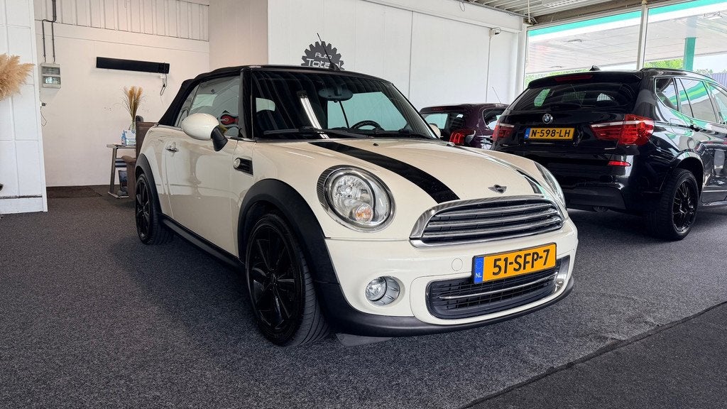 Mini Cabrio 1.6 Cooper Pepper, Airco, Stoelverwarming, Nieuw, Euro 5, Gebruikt, Zwart, 4 cilinders