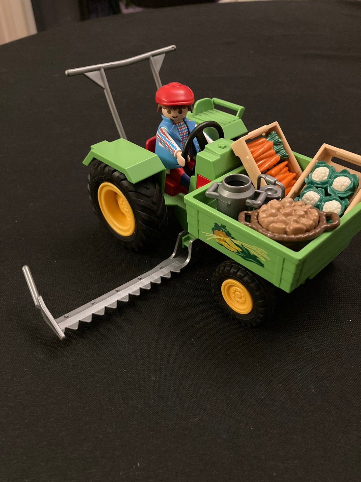 Playmobil tractor met laadbak 3074, Ophalen of Verzenden, Zo goed als nieuw