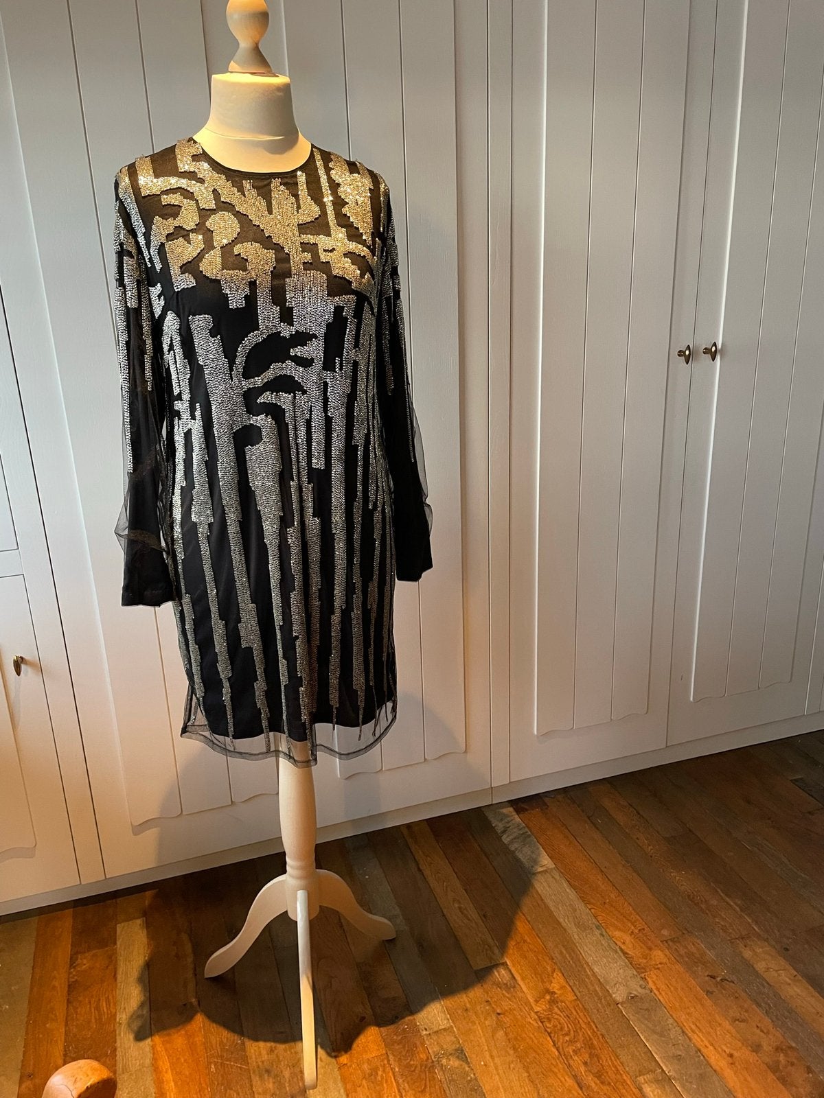 Jurk Tony Cohen, Ophalen of Verzenden, Zo goed als nieuw, Maat 42/44 (L), Zwart