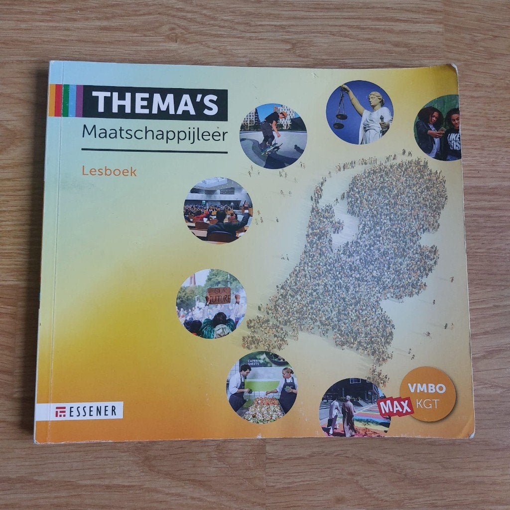 Thema's Maatschappijleer vmbo-kgt Lesboek ​ISBN9789402084412, Ophalen of Verzenden, Zo goed als nieuw, VMBO