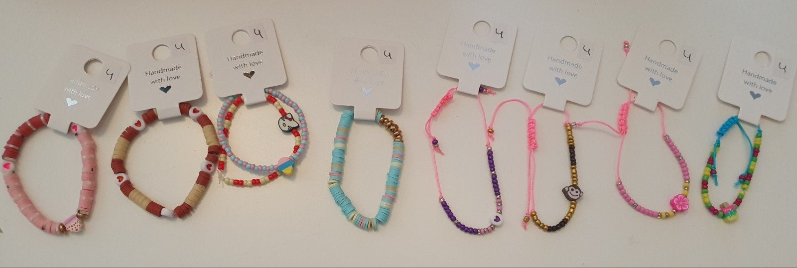 Leuke armbandjes voor Run for Kika - verschillende maten, Overige kleuren, Kunststof of Plastic, Nieuw, Ophalen of Verzenden
