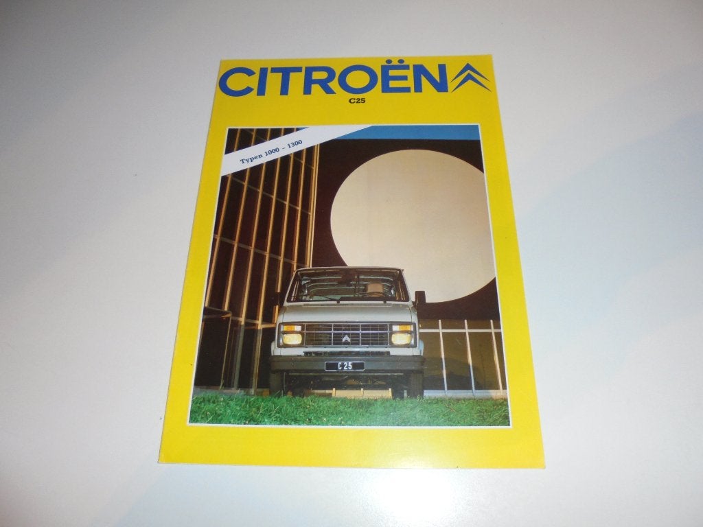 brochure Citroen C25  1983, Ophalen of Verzenden, Zo goed als nieuw, Citroën