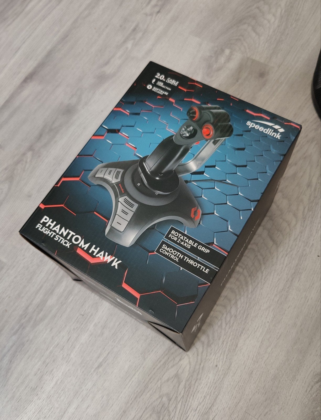 Thrustmaster TFRP rudder & Speedlink Phantom Hawk joystick, Ophalen of Verzenden, Zo goed als nieuw, Thrustmaster, Speedlink