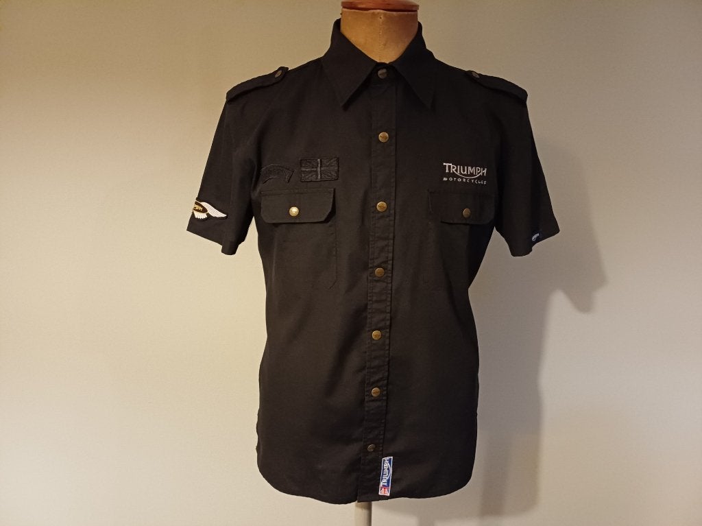 TRIUMPH maat M shirt overhemd blouse als nieuw, Zwart, Zo goed als nieuw, Triumph, Halswijdte 39/40 (M)