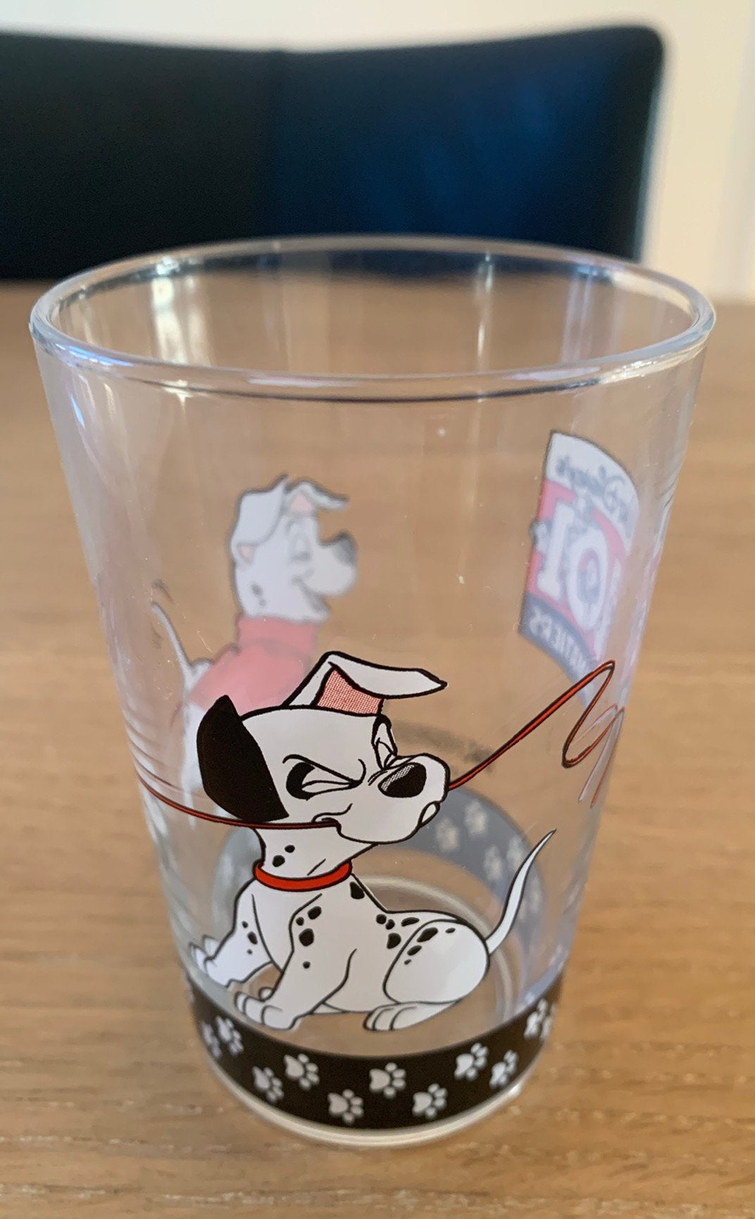 101 Dalmatiërs, glas, Ophalen of Verzenden, Zo goed als nieuw, Frisdrankglas
