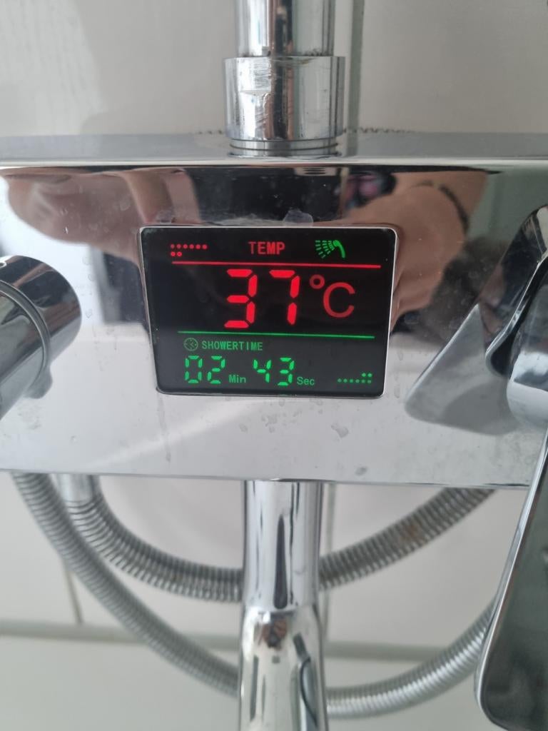 Luxe Douche/badsysteem  Thermostaatkraan en Digitaal Display, Ophalen, Overige kleuren