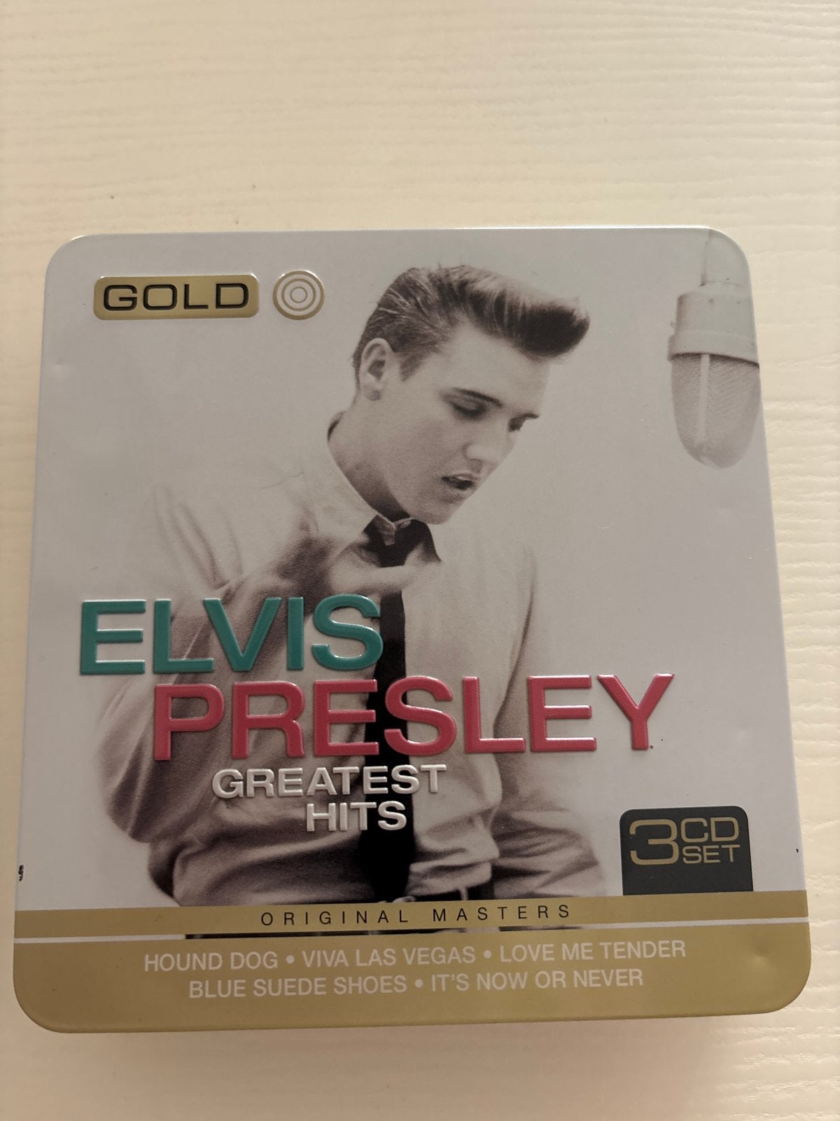 Elvis Presley Greatest Hits 3 CD Set in Blik - Originele Mas, Ophalen of Verzenden, Zo goed als nieuw, Cd of Plaat