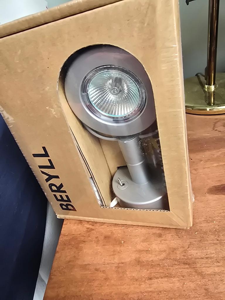 Mooie zilverkleurige spot nieuw, Ophalen of Verzenden, Nieuw