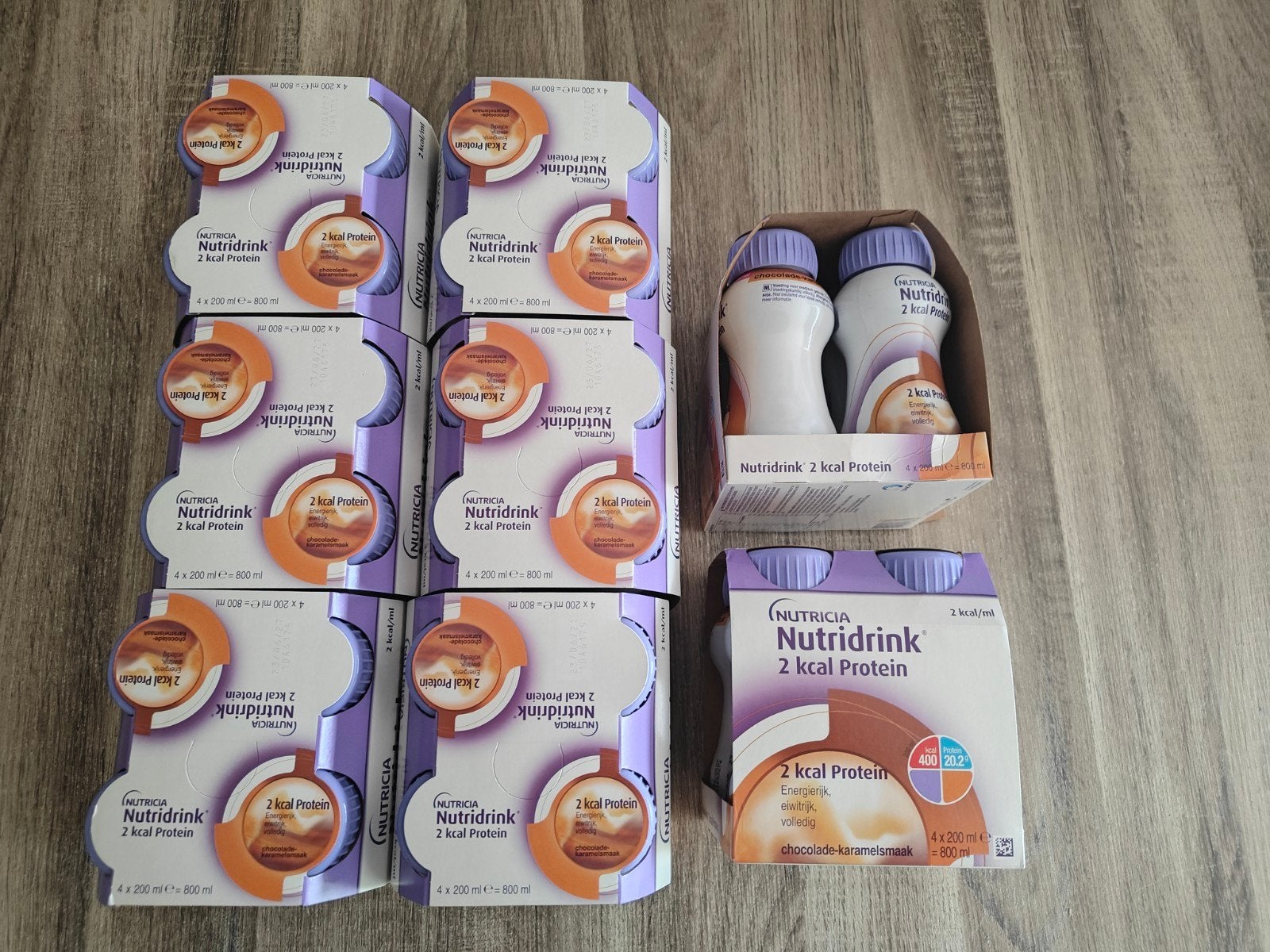 Nutricia Nutridrink Drinkvoeding Chocolade/Karamel 32x200ML, Diversen, Levensmiddelen, Ophalen of Verzenden