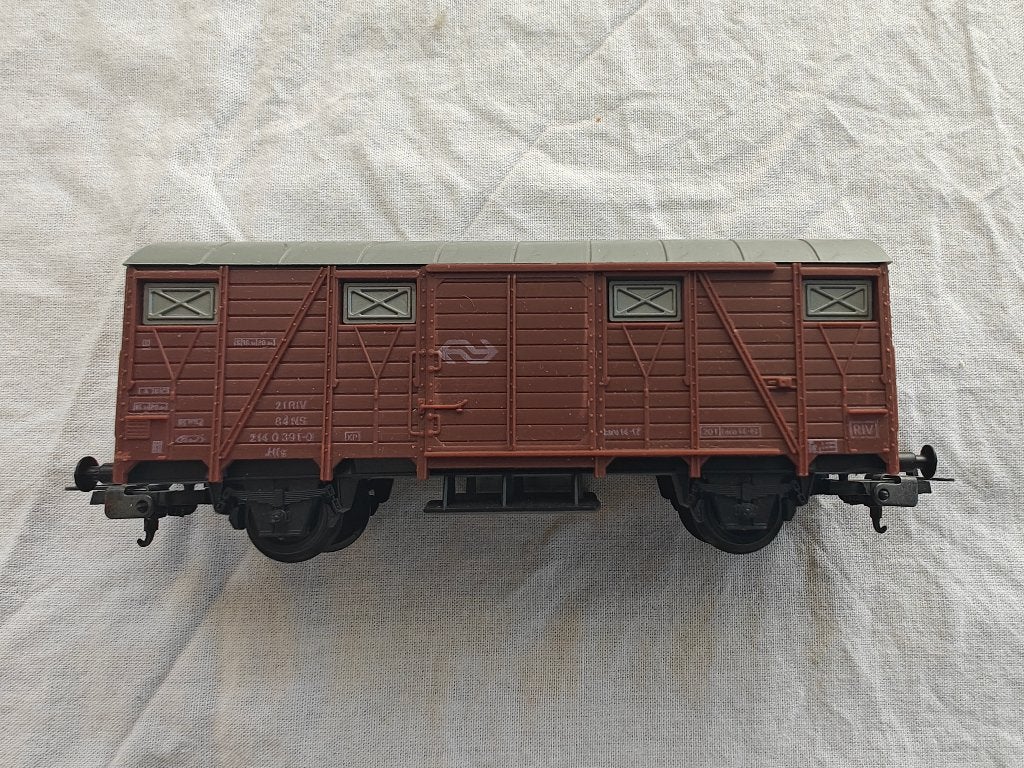 Lima H0 NS gesloten goederenwagen – Nederlandse Spoorwegen, Hobby en Vrije tijd, Modeltreinen | H0, Gelijkstroom, Wagon, Ophalen of Verzenden