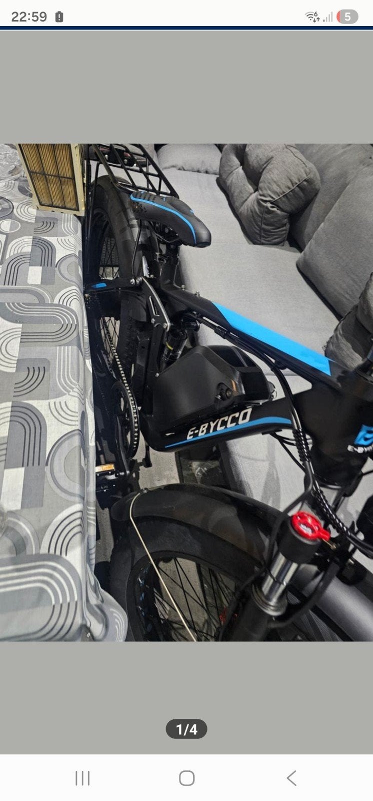 Elektrische fatbike heeft 60km gereden is nieuw, 59 cm of meer, Ophalen, Nieuw, Overige merken