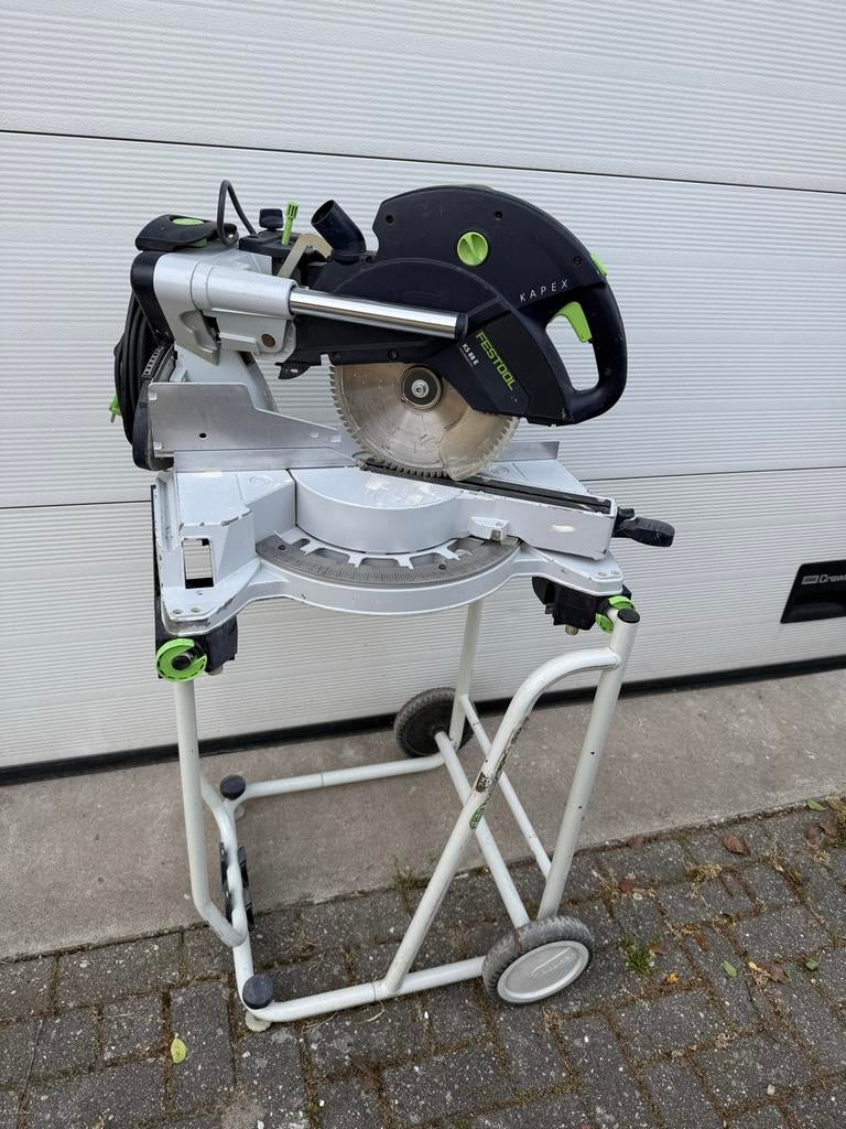 Festool Kapex KS 88 Afkortzaag met onderstel, Doe-het-zelf en Verbouw, Gereedschap | Zaagmachines, Ophalen, 70 mm of meer, Zo goed als nieuw