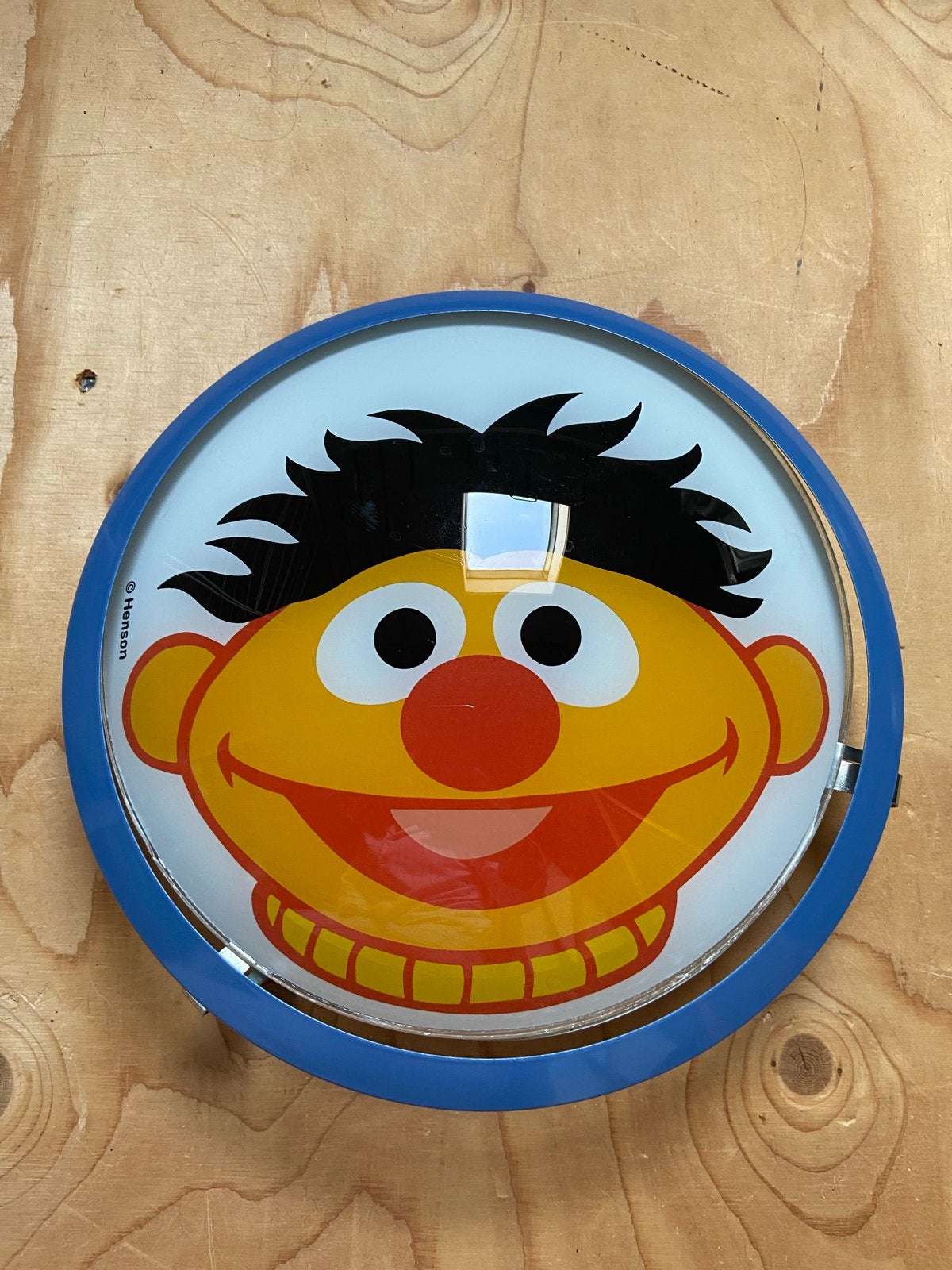 Vintage Ernie Plafondlamp - Sesamstraat Kinderkamer, Metaal, Gebruikt, Meerkleurig, Overige merken