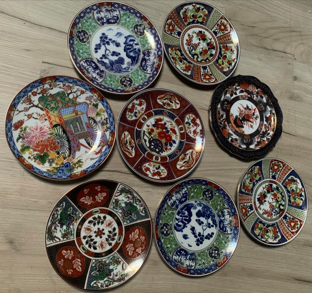 Mooie Japanse Chinese Imari borden, Antiek en Kunst, Antiek | Porselein, Ophalen of Verzenden