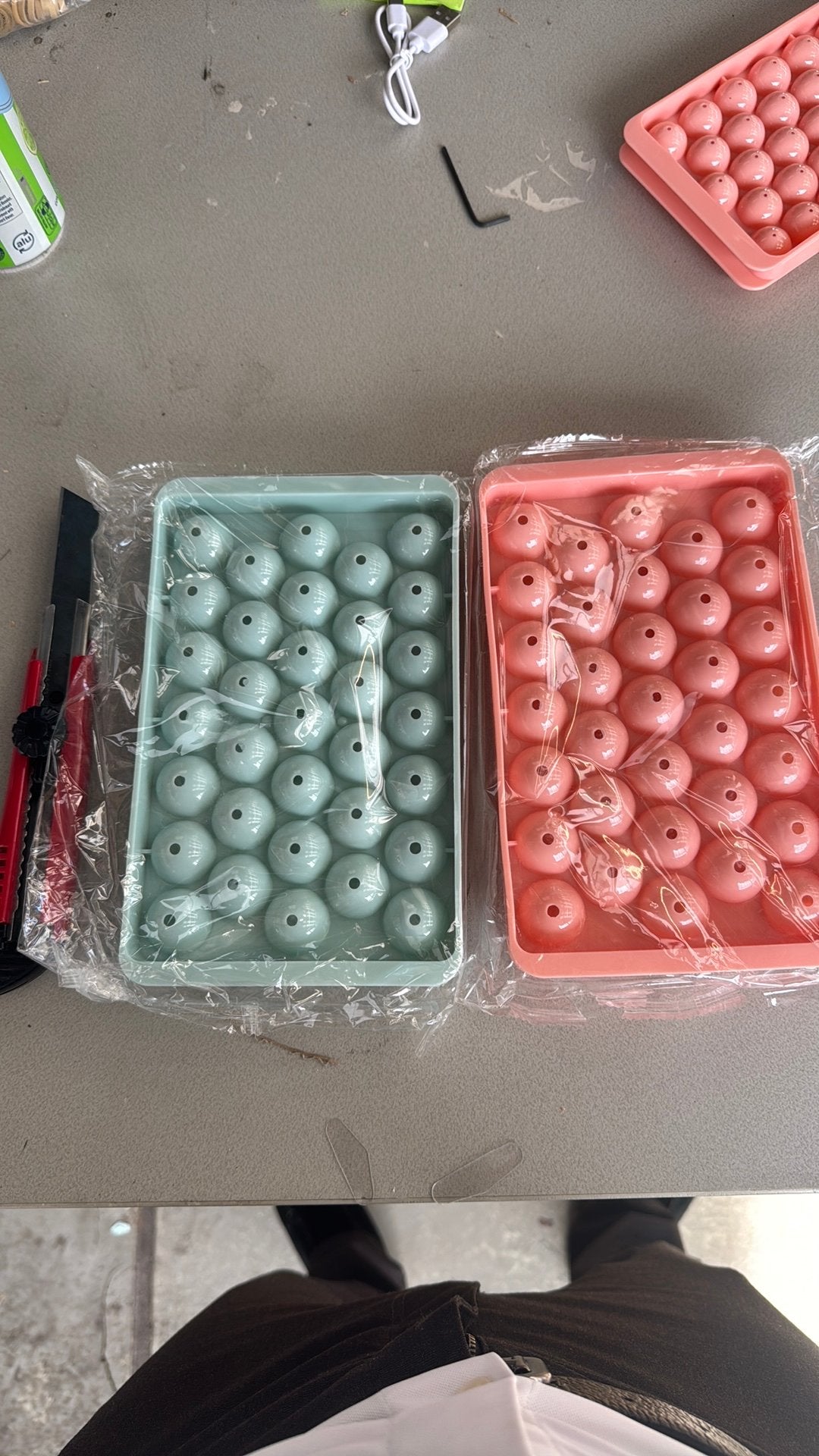 Ijsblokjes mal middel 2 kleuren, Ophalen, Zo goed als nieuw, Drinken en Voederen