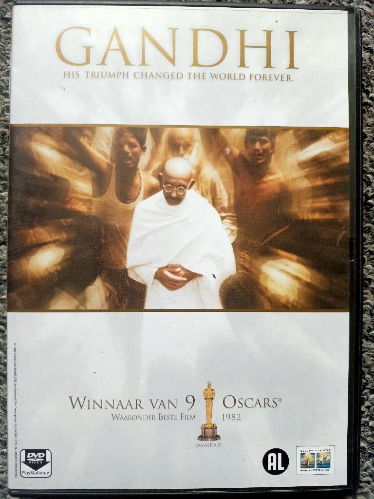 Gandhi (DVD) - Winnaar van 9 Oscars - Ben Kingsley, Vanaf 16 jaar, Ophalen of Verzenden, Zo goed als nieuw, Waargebeurd drama
