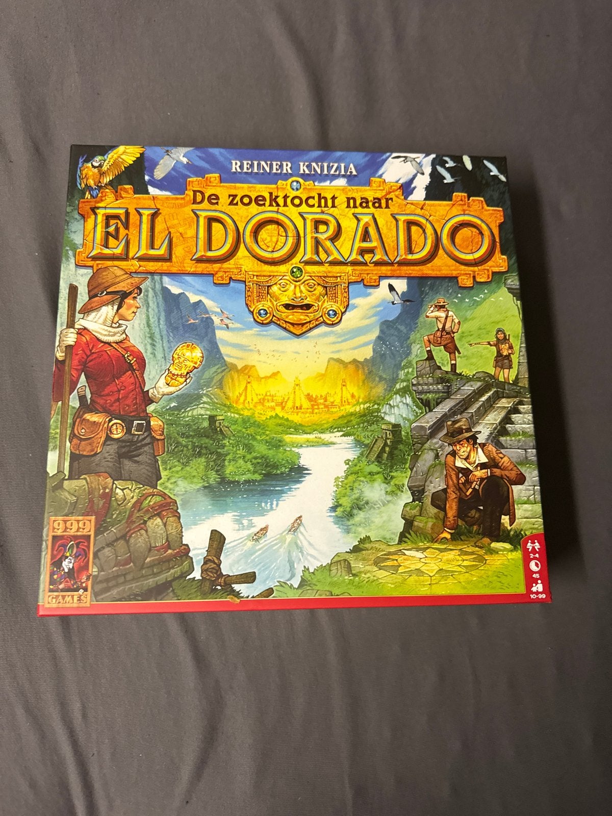 El Dorado: De zoektocht naar El Dorado - Compleet bordspel, Hobby en Vrije tijd, Drie of vier spelers, Ophalen of Verzenden, Zo goed als nieuw