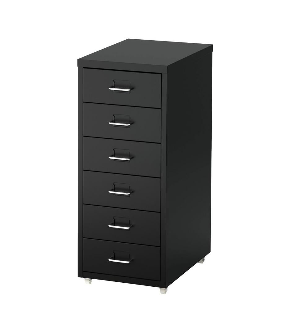 Bekende zwarte ladenkastje Ikea, Huis en Inrichting, Minder dan 50 cm, 5 laden of meer, Ophalen of Verzenden, Zo goed als nieuw