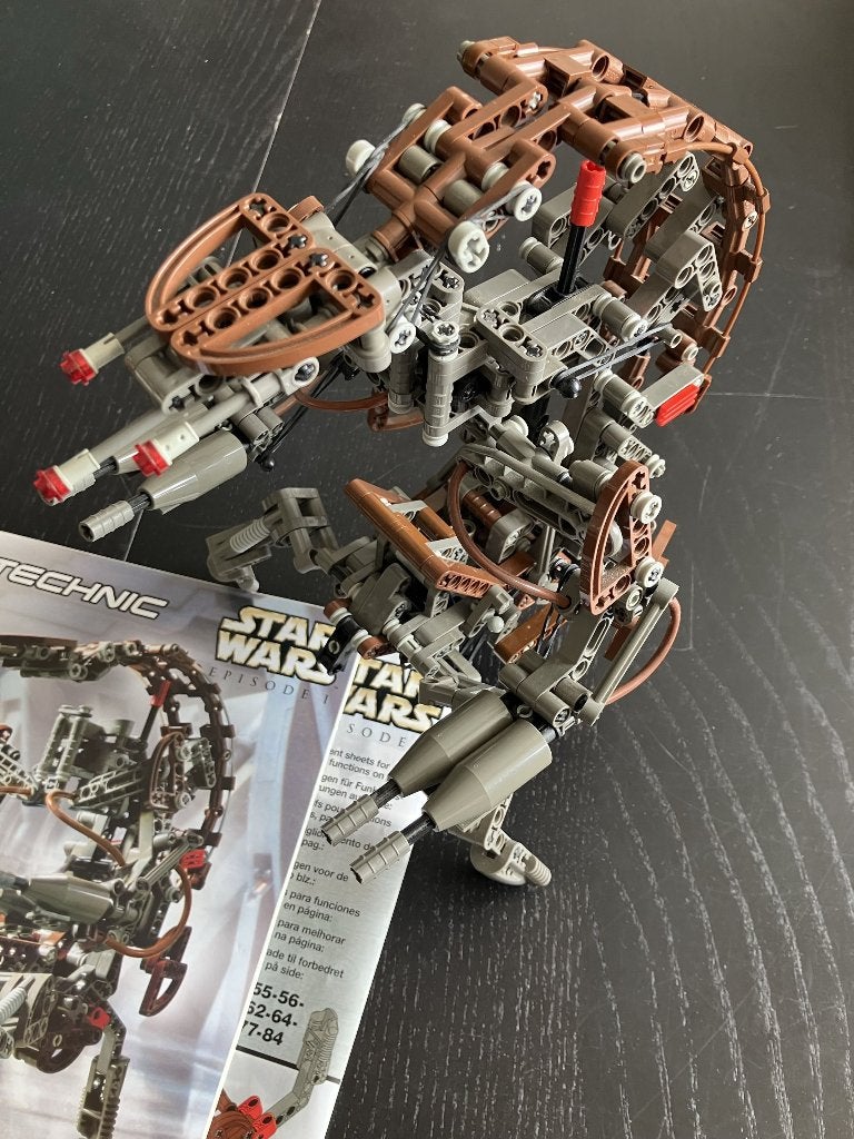 LEGO Technic 8002 Destroyer Droid (Droideka), Star Wars, Lego, Ophalen of Verzenden, Zo goed als nieuw