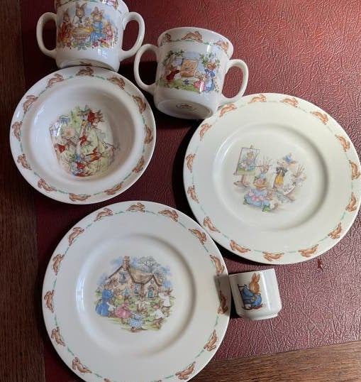 Peter Rabbit konijn servies, Ophalen of Verzenden