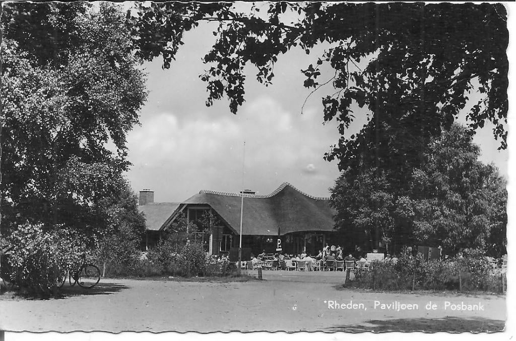 Rheden Paviljoen de Postbank., Ophalen of Verzenden, 1960 tot 1980, Gelopen, Gelderland