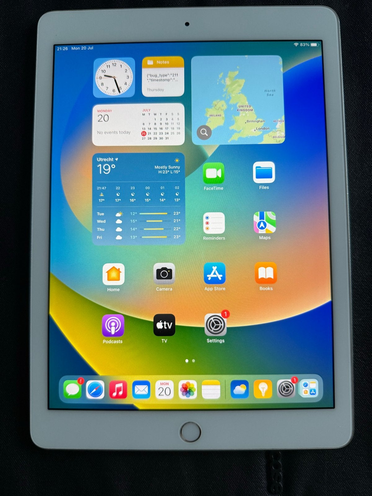 Apple iPad Pro 9.7 inch 32gb WiFi Silver, Computers en Software, Apple iPads, 32 GB, Zo goed als nieuw, Apple iPad Pro, Wi-Fi