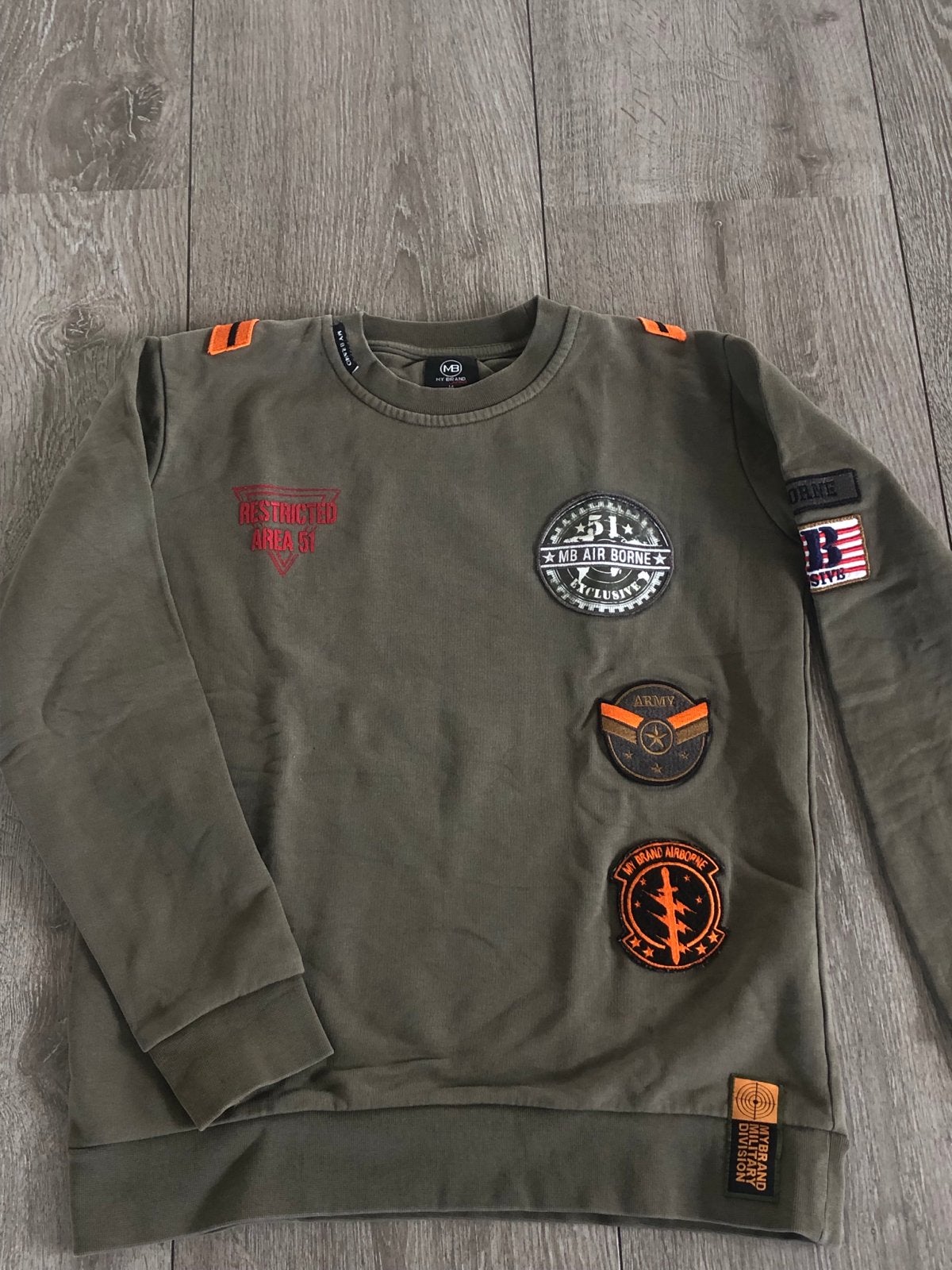 My Brand Exclusive leger trui - maat 12 jaar, Ophalen of Verzenden, Gebruikt, Jongen
